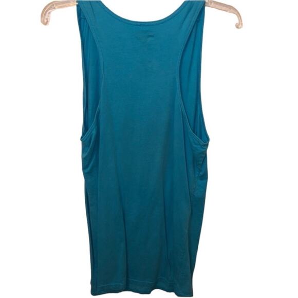 Superman Aqua Blue Tank Top - Size Large - Picture 3 of 3